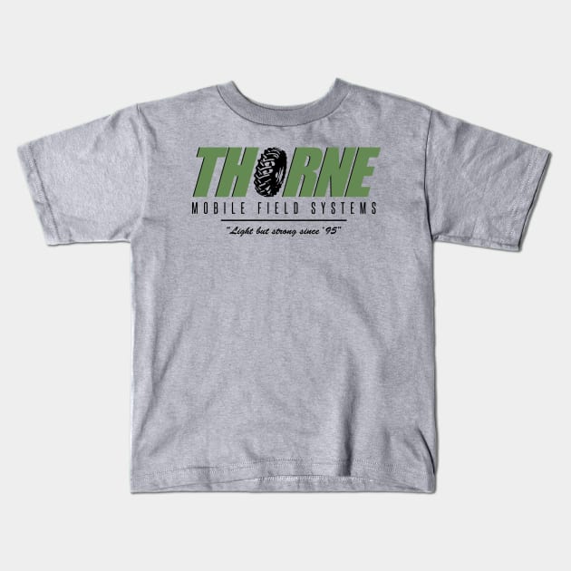 Thorne Mobile Field Systems Kids T-Shirt by Jricha3860